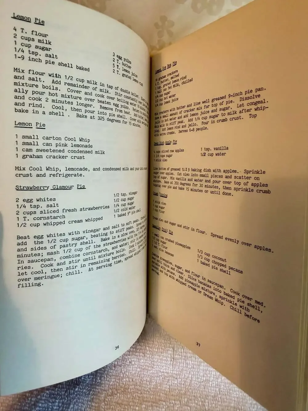 Rare Old South Secrets from Puddin’ Swamp SC Community Cookbook Turbeville